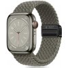 Tech-Protect Nylon Mag remienok na Apple Watch 44/45/46/49mm, olive grey