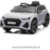 Beneo Elektrické autíčko Audi RS6, 12V, koženkové sedadlo, strieborná