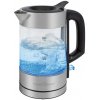 PFO ProfiCook PC-WKS 1229 G rýchlovarná kanvica 1 L 1600 W Nerezová oceľ, Priehľadná