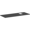 Hansgrohe Xelu Q doska 136 x 55 x 1,6 cm diamantová matná šedá 54124910