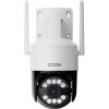 Venkovní kamera ZOSI C296 WiFi 8MP s duálním otáčením a naklápěním IP66 + 32GB microSD karta