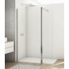 RONAL DIVERA D22WI3 130cm pevná sprchová stena samostatná alebo do kombinácie, s krátkou otočnou stenou 180o, profil chróm - 87 – sklo matné Screen