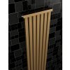 Radiátory - MC Montana | kúpelňové | DEKORATÍVNY RADIÁTOR SIMPLE | farba - Tmavý antik - polomat, veľkosť - 1200/320 mm