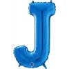 Nafukovací balónik písmeno J modrá 66 cm - Grabo