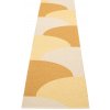 Pappelina Koberec HILL Ochre/Pale yellow/Cream – okrový, veľkosť koberca 70 x 270 cm