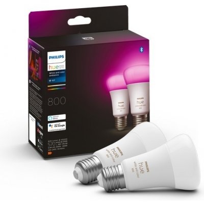 Philips SADA 2x LED Stmievateľná žiarovka Philips Hue WACA A60 E27/6,5W/230V 2000-6500K P4645