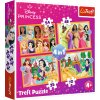 TREFL Puzzle Disney princezny: Pohádkové příběhy 4v1 (35,48,54,70 dílků)