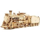 Robotime 3D drevené puzzle Parní lokomotiva Prime Steam Express 1:80 308 ks