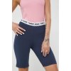 Šortky Tommy Jeans dámske, tmavomodrá farba, jednofarebné, vysoký pás DW0DW13591.9BYY L