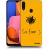 Picasee silikónový prehľadný obal pre Samsung Galaxy A20s - I am fine
