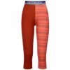 Ortovox 185 ROCK'N'WOOL SHORT PANTS W coral XS; Červená spodky
