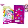 Detská make-up paletka Unicorn s tieňmi, trblietkami a leskami na pery