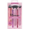 Real Techniques Artist Essentials štetec na púder + štetec na očné tiene + vejárový štetec + štetec na pery