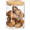 4Home Sklenená dóza na potraviny s vekom Bamboo, 950 ml, 950 ml