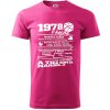 1978 v kocke - Klasické pánske tričko vyššej gramáže - M ( Purpurová )
