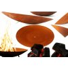 OHNISKO GRIL ZÁHRADNÉ OHNISKO MISA NAPÁJAČKA CORTEN 57 CM VEĽKÉ CORTEN