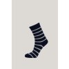 Gant ponožky STRIPE WOOL CASHMERE SOCKS EVENING BLUE