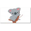 Foto obraz akrylový Koala na strome 100x50 cm