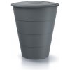 PROSPERPLAST Sud na dažďovú vodu SMOOTH svetlo šedý 210l