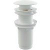 Alcadrain - Výpusť umývadlová CLICK/CLACK 5/4'' celokovová bez prepadu, velká zátka, pre plastové a sklenené umývadlá A395B