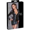 Šaty čierne S - Cottelli Bondage Shiny, tailor-made dress with bandage