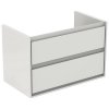 Kúpeľňová skrinka pod umývadlo Ideal Standard Connect Air biela lesklá biela matná 80 x 51,7 x 44 cm