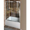 Polysan Deep - Sprchové dvere dvojdielne 120 cm, lesklý hliník/číre sklo MD1216