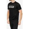 Cyklistické tričko ION Logo SS Jersey - black