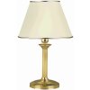 Svietidlo TESALIA, E27 max. 60W, mosadzné, zlaté, ekrie tienidlo