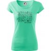 Matematika - čomu nerozumieš - Dámske tričko Pure - 2XL ( Mätová )