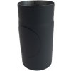 Roura kouřová s čis. otvorem 150 mm/50 cm, silnostěnná 2 mm, černá PX5901592606616