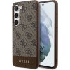 Originálne GUESS SAMSUNG S23 Plus 4G Bottom Stripe / hnedé