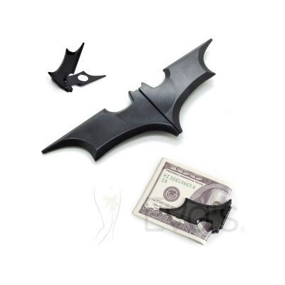 Spona na peniaze magnetická netopier, batman Čierna