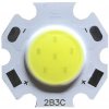COB LED Dióda 3W, priemer 20mm Zelená
