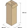 NAKUPIM.SK Kartónový tubus 3VVL 180 x 180 x 600 mm