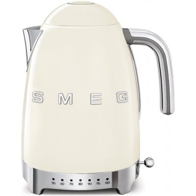 SMEG 50's Retro Style rychlovarná kanvica s regulácou teploty 1,7l krémová KLF04CREU