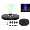 Solárna fontána s RGB LED osvetlením
