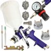 MAR-POL Striekacia pištoľ 1,4/1,7 mm s manometrom a regulátorom 600 ml HVLP M80600