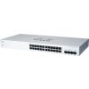 Cisco switch CBS220-24T-4G (24xGbE, 4xSFP, fanless) - REFRESH CBS220-24T-4G-EU-RF