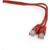 Gembird PP12-5M/R patch RJ45, cat. 5e, UTP, 5m, červený