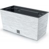 Prosperplast Kvetináč 39,5 x 18,5 x 19,5 cm plast biely