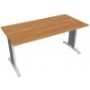 Hobis Rokovací stôl Flex, 160x75,5x80 cm, jelša/kov