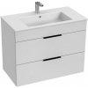 Jika H4537621763001 CUBE umývadlová skrinka 79x62x42cm,2zásuvky,biela CUBE 80cm Umývadlo H4537621763001