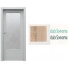 PORTA Doors SET Rámové dvere Porta DECOR,fólia DUB SONOMA sklo Činčila + zárubňa PD-PD-P-DUBSON_D