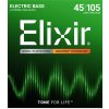 Elixir NANOWEB Electric Bass 14077 - Struny na basgitaru - sada