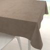 Biante Veľký zamatový štvorcový obrus Velvet Prémium SVP-005 Svetlo hnedý 250x250 cm