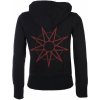 mikina s kapucňou ROCK OFF Slipknot 9-Point Star Back Čierna