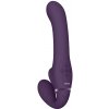 VIVE Ai Dual Vibrating & Air Wave Tickler Strapless Strapon Purple