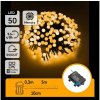 Aigostar B.V. Aigostar - LED vonkajší svetelný reťazec 50×LED/8 funkcií 3×AA 5,3 m IP44 teplá biela B10303K5H + záruka 3 roky zadarmo