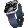 Epico Watch Strap Leather for Apple Watch SE/Series 1-9 (42/44/45 mm)/10 (46 mm)/Ultra (49 mm) – modrý 9918131600005